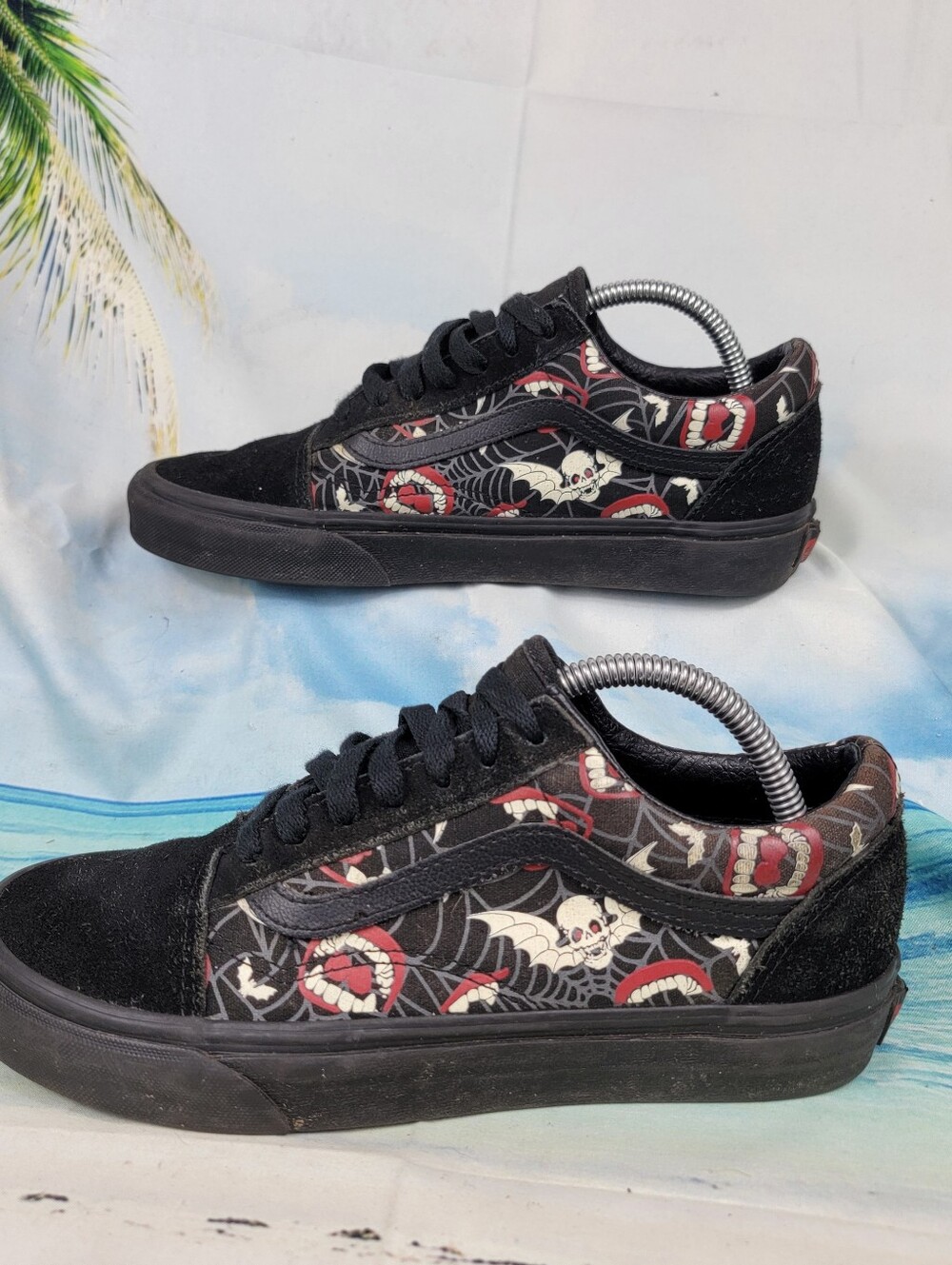 Vans Old Skool Glow FRIGHTS Womens 7.5 - Picture 5 of 10